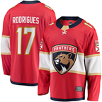 Kooe F.Panthers #17 Evan Rodrigues Red Home Breakaway Jerseys