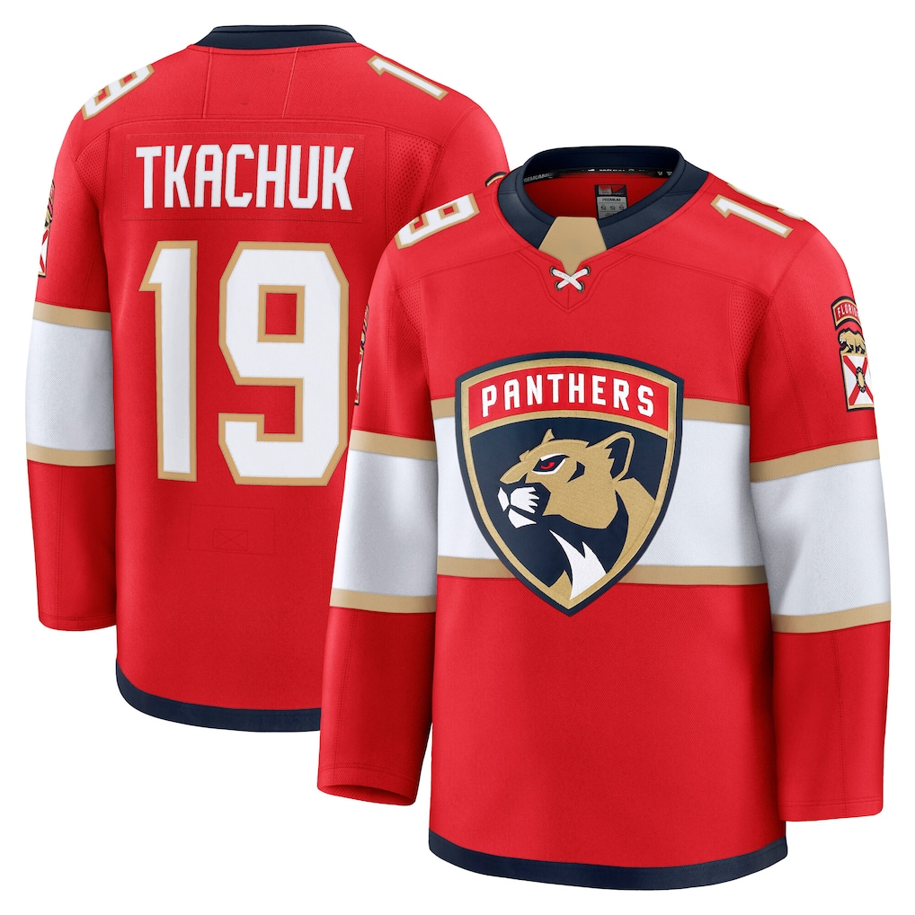 Kooe F.Panthers #19 Matthew Tkachuk Red Home Premium Jerseys