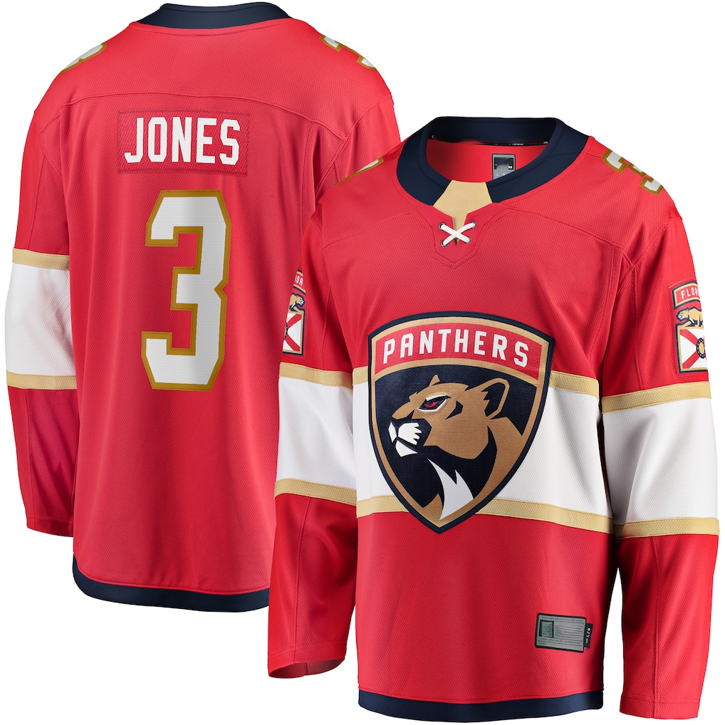 Kooe F.Panthers #3 Seth Jones Red Home Breakaway Jerseys