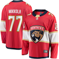 Kooe F.Panthers #77 Niko Mikkola Red Premier Breakaway Player Jerseys