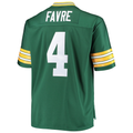Kooe GB.Packers #4 Brett Favre Mitchell & Ness Green Big & Tall 1996 Retired Player Replica Stitched Puhic Jersey