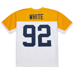Kooe GB.Packers #92 Reggie White Mitchell & Ness White 1994 Legacy Replica Stitched Puhic Jersey