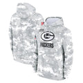Kooe GB.Packers Arctic Camo Salute to Service Hoodies Limited Game Blank Player Stitched Jerseys