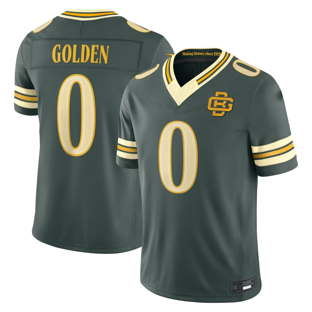 Kooe GB.Packers #0 Matthew Golden Green 2026 Rivalries Collection Limited Stitched Jerseys