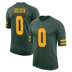 Kooe GB.Packers #0 Matthew Golden Player Green Alternate Vapor Home Game Stitched Jerseys