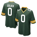 Kooe GB.Packers #0 Matthew Golden Player Green Home Game Stitched Jerseys