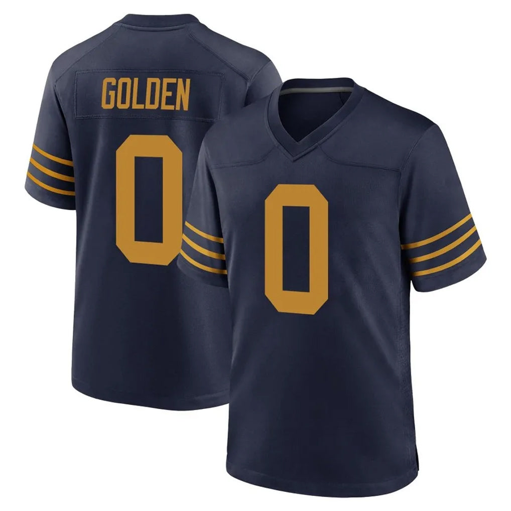 Kooe GB.Packers #0 Matthew Golden Player Navy The 1923 Classic Home Game Stitched Jerseys