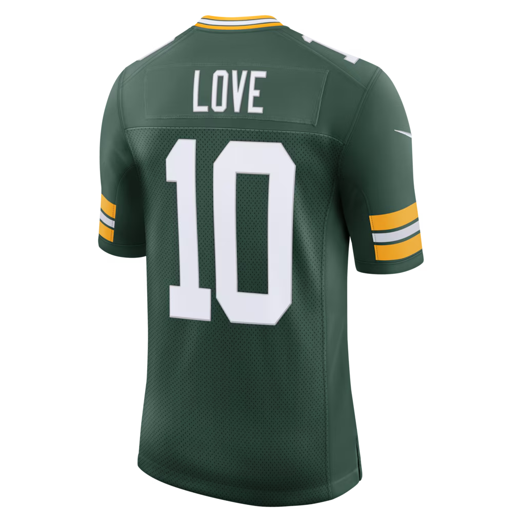 Kooe GB.Packers #10 Jordan Love Green Vapor Untouchable Stitched Limited Jerseys