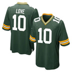 Kooe GB.Packers #10 Jordan Love Player Green Home Game Stitched Jerseys
