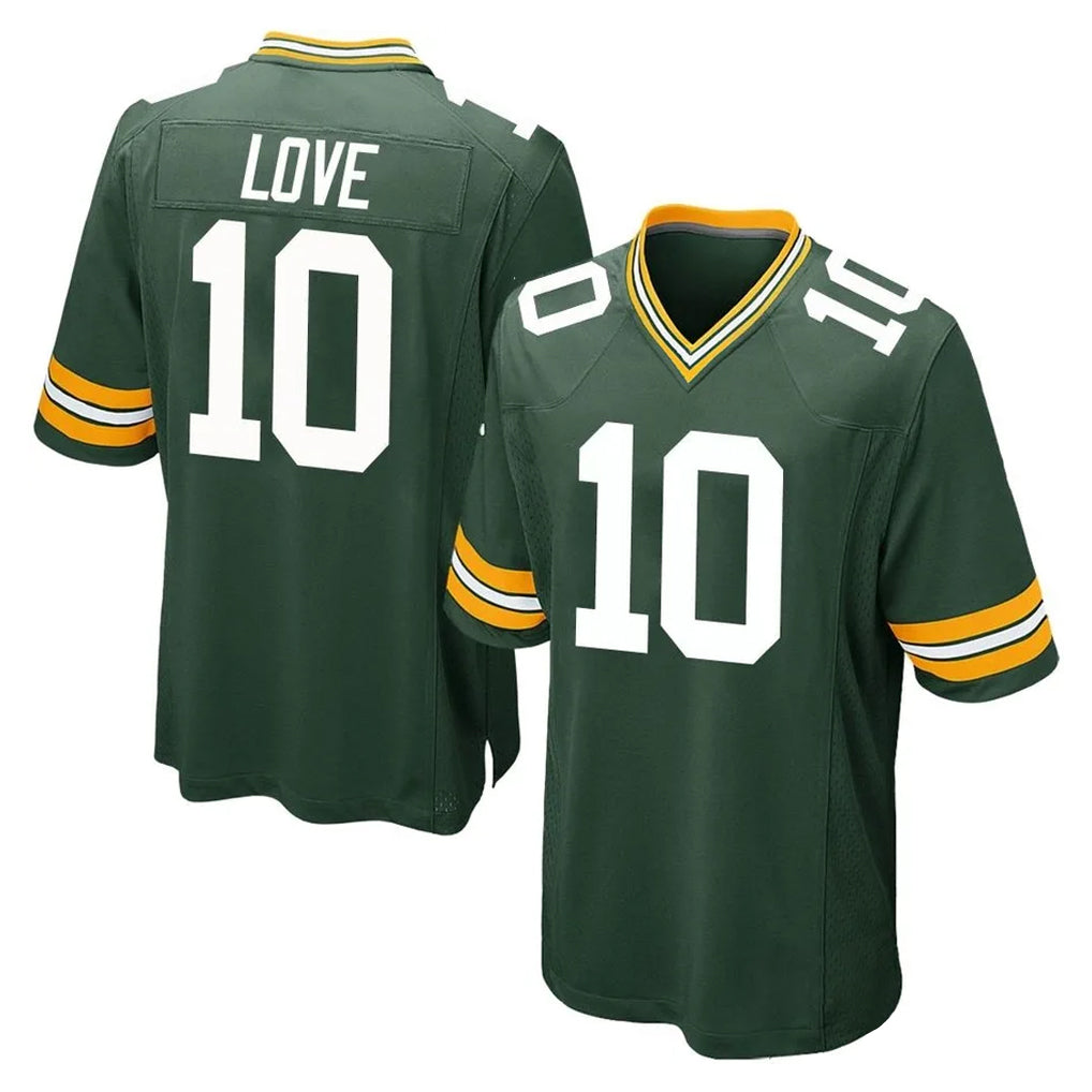 Kooe GB.Packers #10 Jordan Love Player Green Home Game Stitched Jerseys