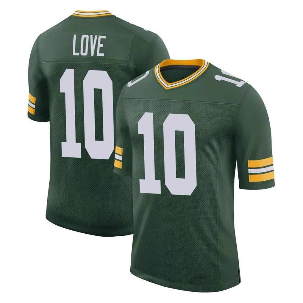 Kooe GB.Packers #10 Jordan Love Player Green Limited Classic Home Game Stitched Jerseys