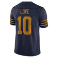 Kooe GB.Packers #10 Jordan Love Player Navy Classic Vapor F.U.S.E. Limited Stitched Jerseys