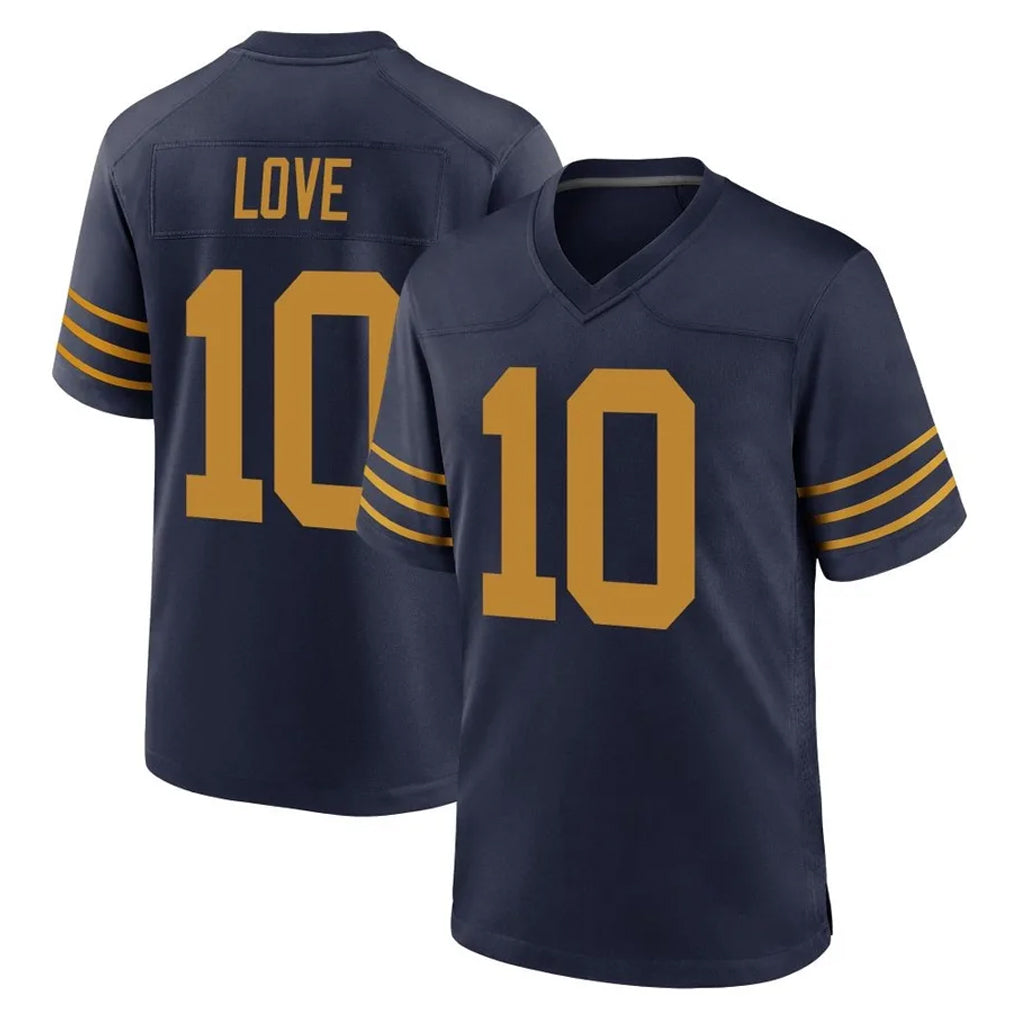Kooe GB.Packers #10 Jordan Love Player Navy The 1923 Classic Home Game Stitched Jerseys