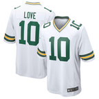 Kooe GB.Packers #10 Jordan Love Player White Replica Game  Stitched Jerseys