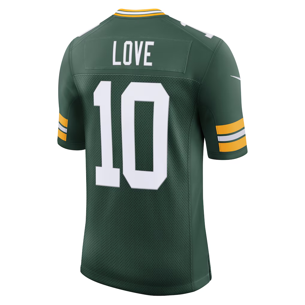 Kooe GB.Packers #10 Packers Jordan Love Green Team Vapor Untouchable Limited Stitched Jerseys