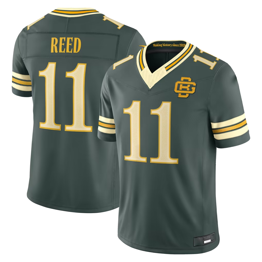 Kooe GB.Packers #11 Jayden Reed Green  2026 Rivalries Collection Limited Stitched Jerseys