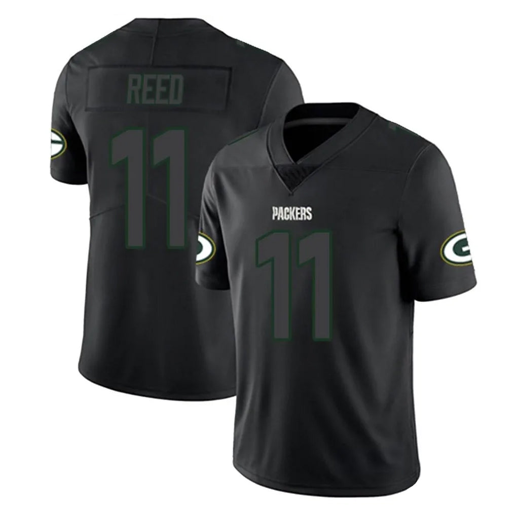 Kooe GB.Packers #11 Jayden Reed Player Black Impact Limited Home Game Stitched Jerseys
