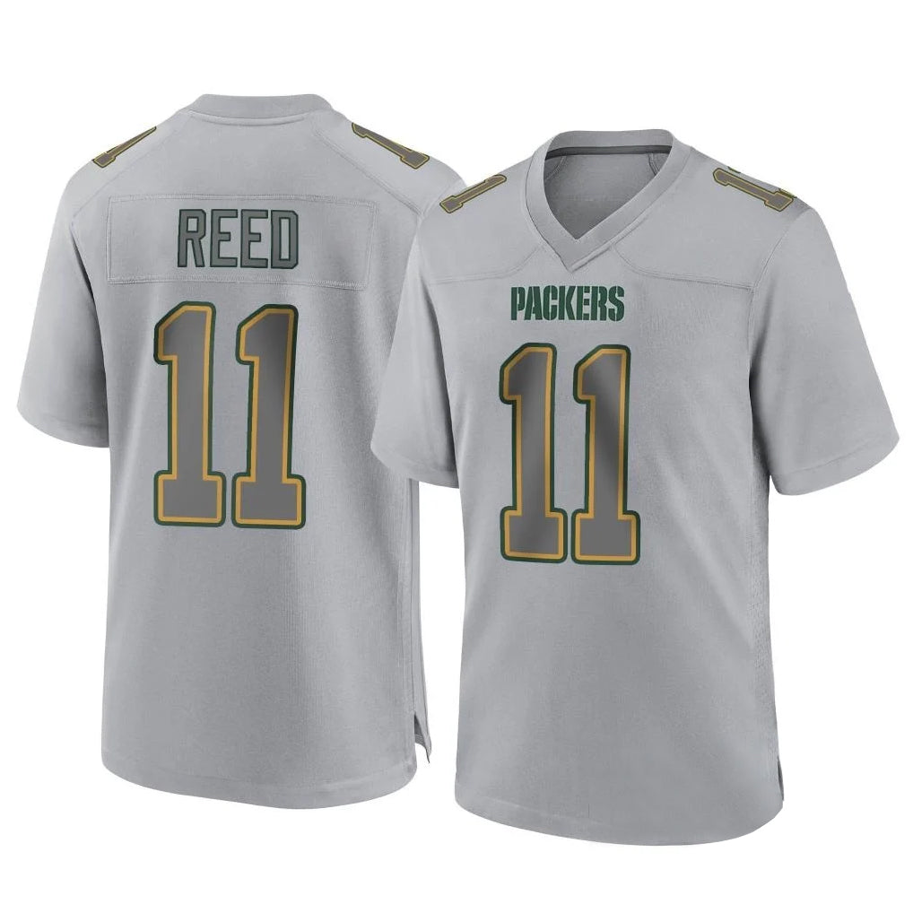 Kooe GB.Packers #11 Jayden Reed Player Gray Atmosphere Fashion Home Game Stitched Jerseys