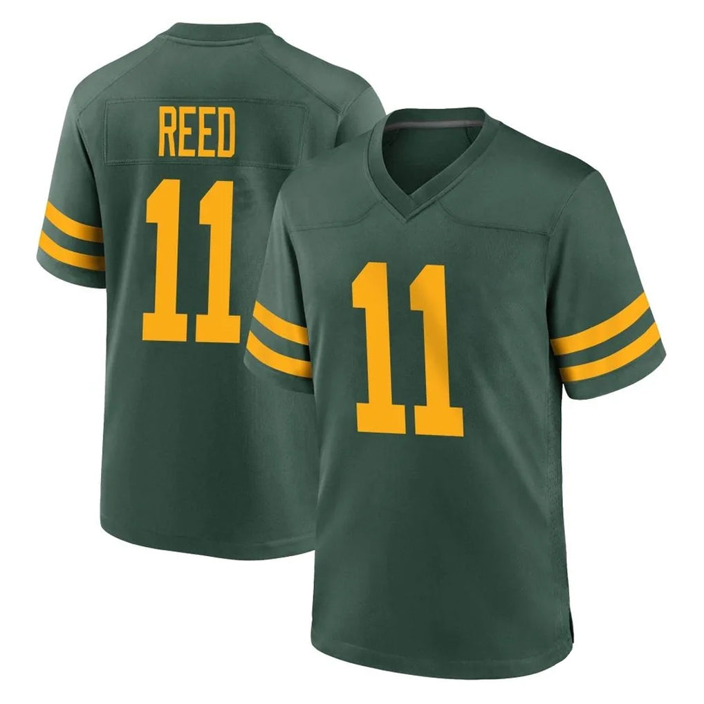 Kooe GB.Packers #11 Jayden Reed Player Green Alternate Home Game Stitched Jerseys