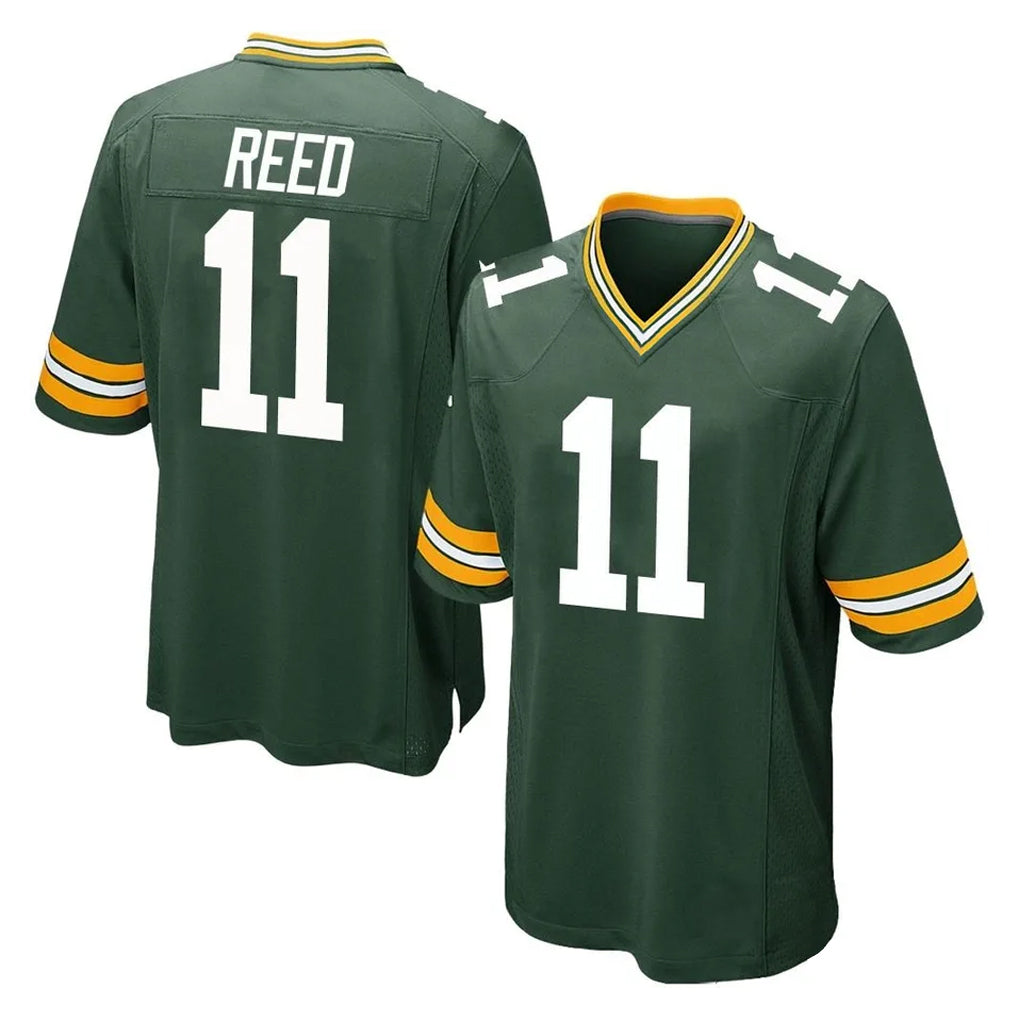 Kooe GB.Packers #11 Jayden Reed Player Green Home Game Stitched Jerseys