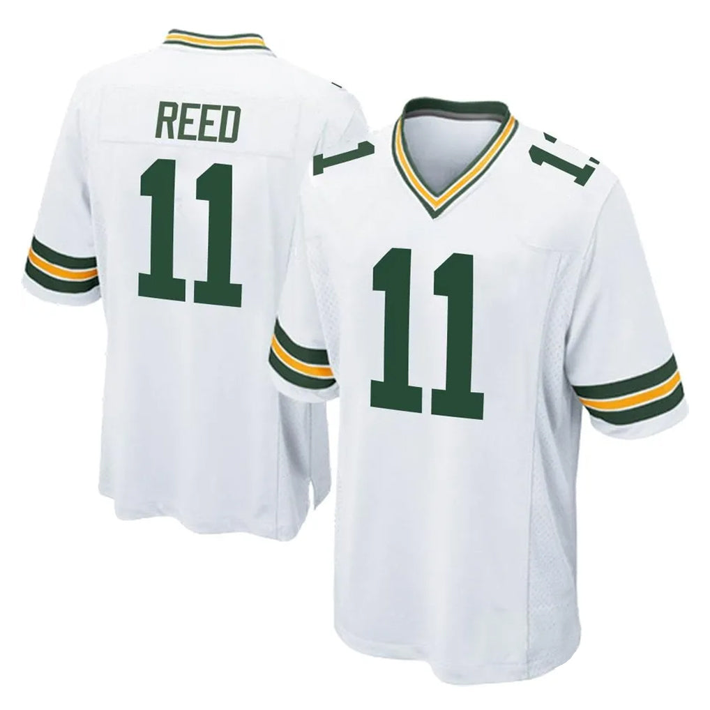 Kooe GB.Packers #11 Jayden Reed Player White Home Game Stitched Jerseys