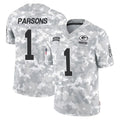Kooe GB.Packers #1 Micah Parsons Player Arctic Camo Salute To Service Limited Stitched Jerseys