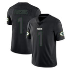 Kooe GB.Packers #1 Micah Parsons Player Black Impact Limited Home Game Stitched Jerseys