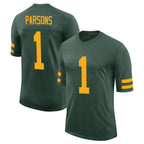 Kooe GB.Packers #1 Micah Parsons Player Green Alternate Vapor Home Game Stitched Jerseys