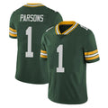 Kooe GB.Packers #1 Micah Parsons Player Green Vapor Untouchable Limited Home Game Stitched Jerseys
