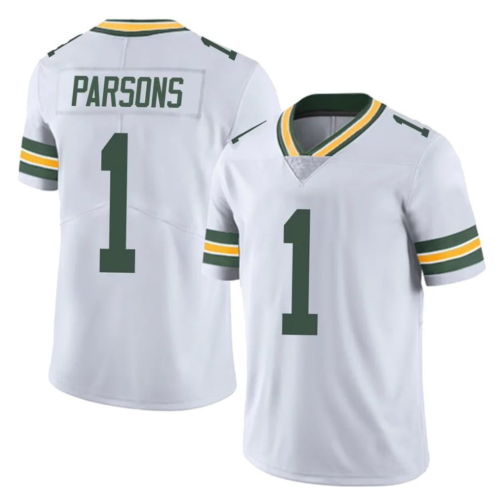 Kooe GB.Packers #1 Micah Parsons Player White Vapor Untouchable Limited Home Game Stitched Jerseys