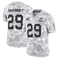 Kooe GB.Packers #29 Xavier McKinney Player Arctic Camo Salute To Service Limited Stitched Jerseys