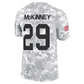 Kooe GB.Packers #29 Xavier McKinney Player Arctic Camo Salute to Service Stitched Jerseys