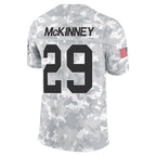Kooe GB.Packers #29 Xavier McKinney Player Arctic Camo Salute to Service Stitched Jerseys