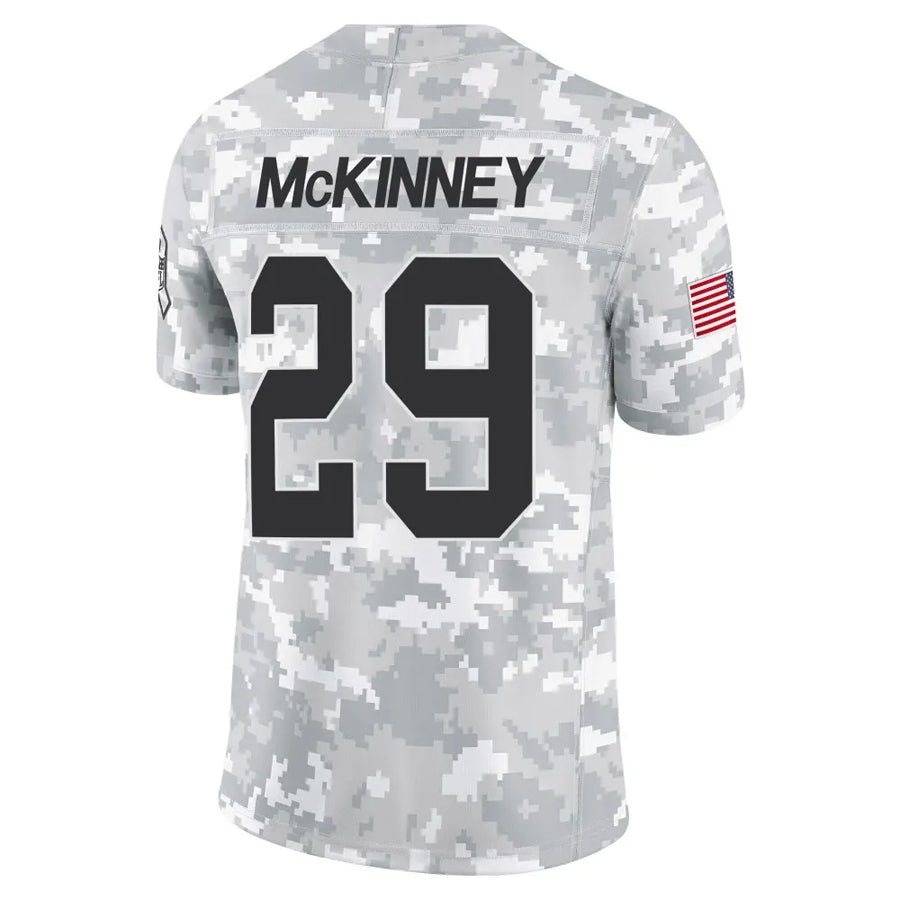 Kooe GB.Packers #29 Xavier McKinney Player Arctic Camo Salute to Service Stitched Jerseys