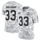 Kooe GB.Packers #33 Evan Williams Player Arctic Camo Salute To Service Limited Stitched Jerseys