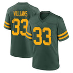 Kooe GB.Packers #33 Evan Williams Player Green Alternate Home Game Stitched Jerseys
