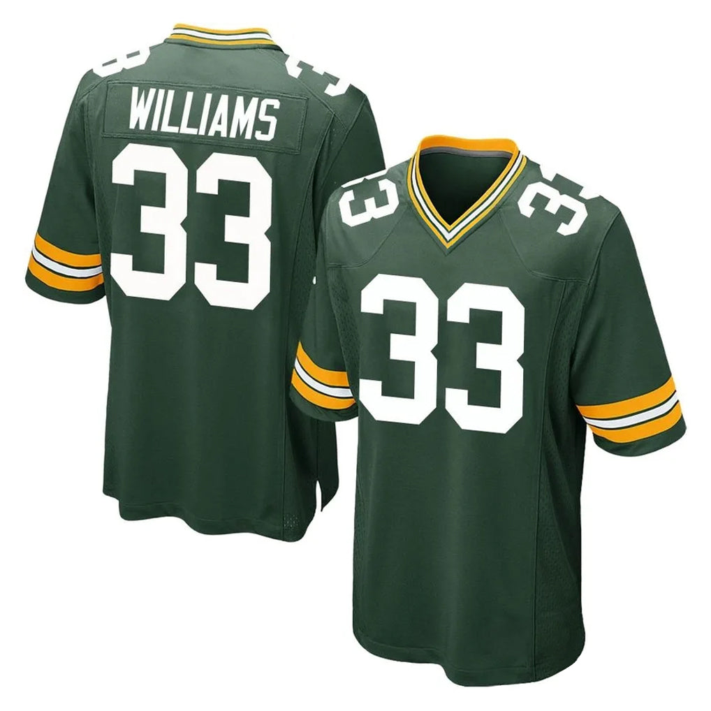 Kooe GB.Packers #33 Evan Williams Player Green Home Game Stitched Jerseys