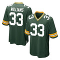 Kooe GB.Packers #33 Evan Williams Player Green Home Game Stitched Jerseys