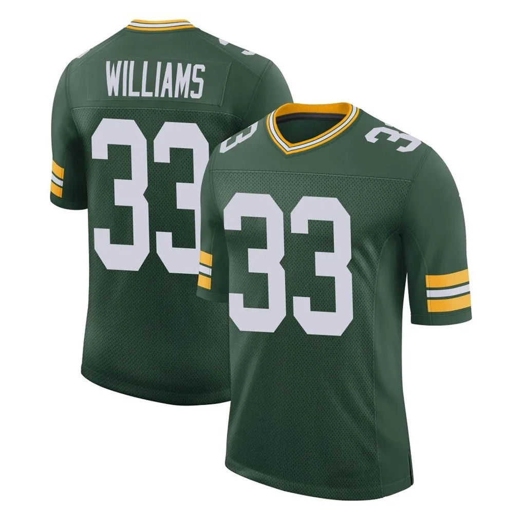 Kooe GB.Packers #33 Evan Williams Player Green Limited Classic Home Game Stitched Jerseys