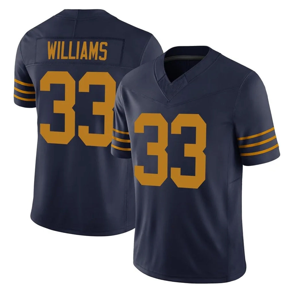 Kooe GB.Packers #33 Evan Williams Player Navy The 1923 Classic Vapor F.U.S.E. Home Game Stitched Jerseys