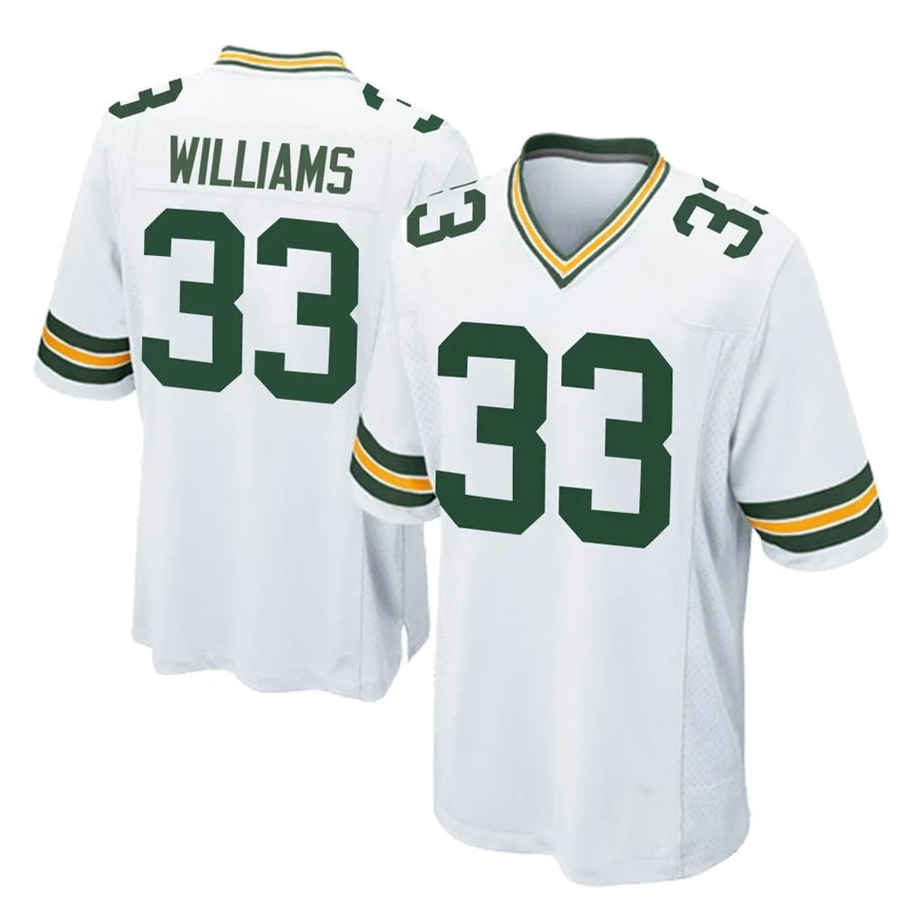 Kooe GB.Packers #33 Evan Williams Player White Home Game Stitched Jerseys