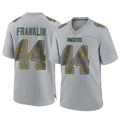 Kooe GB.Packers #44 Zaire Franklin Player Gray Atmosphere Fashion Home Game Stitched Jerseys