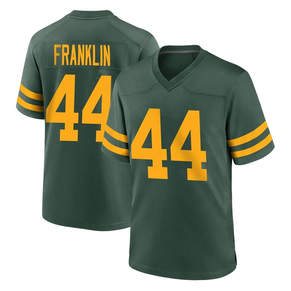 Kooe GB.Packers #44 Zaire Franklin Player Green Alternate Home Game Stitched Jerseys