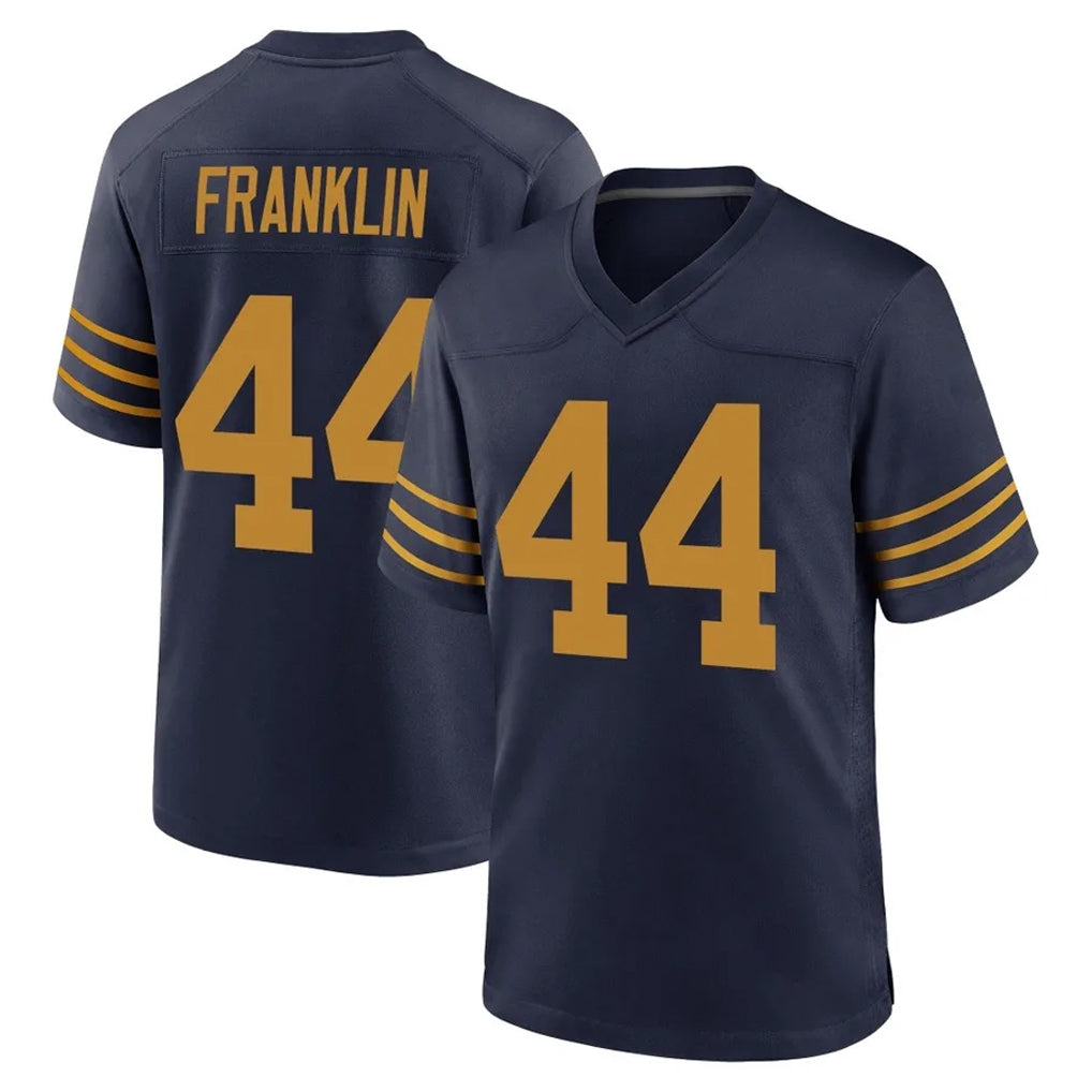 Kooe GB.Packers #44 Zaire Franklin Player Navy The 1923 Classic Home Game Stitched Jerseys