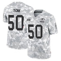 Kooe GB.Packers #50 Zach Tom Player Arctic Camo Salute To Service Limited Stitched Jerseys