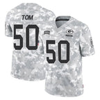 Kooe GB.Packers #50 Zach Tom Player Arctic Camo Salute To Service Limited Stitched Jerseys