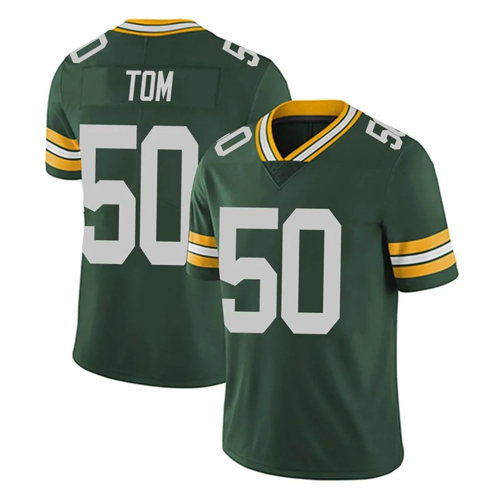 Kooe GB.Packers #50 Zach Tom Player Green Vapor Untouchable Limited Home Game Stitched Jerseys