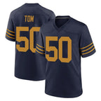 Kooe GB.Packers #50 Zach Tom Player Navy The 1923 Classic Home Game Stitched Jerseys