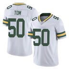 Kooe GB.Packers #50 Zach Tom Player White Vapor Untouchable Limited Home Game Stitched Jerseys