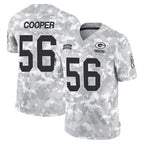 Kooe GB.Packers #56 Edgerrin Cooper Player Arctic Camo Salute To Service Limited Stitched Jerseys